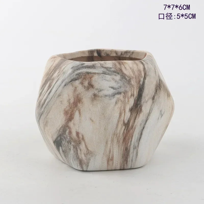 Keramik Blumentöpfe: Sukkulenten, Wasser-Transfer, Nordic Stil