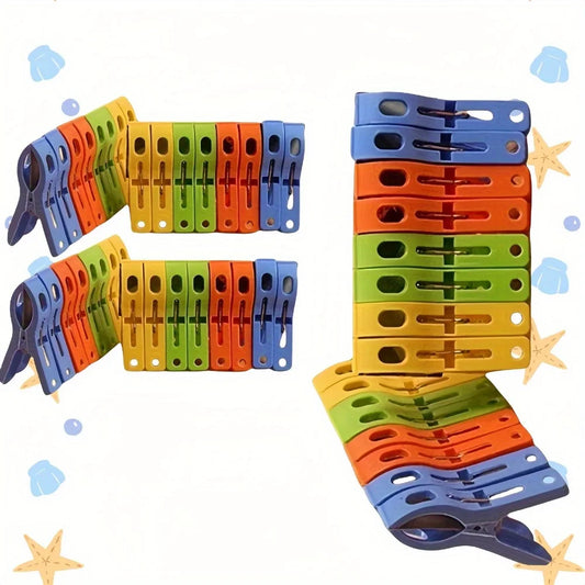 Große Wäscheklammern Set für sicheren Halt bei Wind