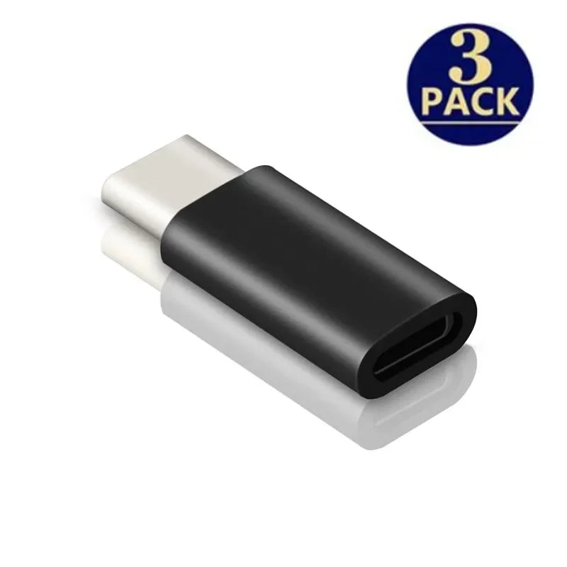 Kompakter Adapter Lightning auf USB-C 3er Set für Lade- - Datensynchronisation