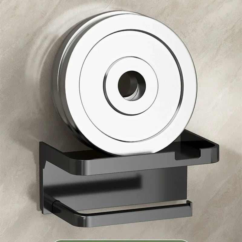 Einfach installierbarer Toilettenpapierhalter Wandmontage ohne Stanzen