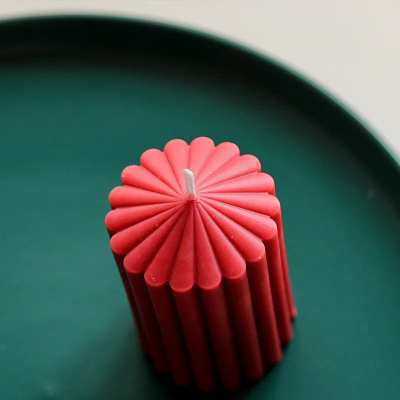 Nordic Stil Zylindrische Acryl Kerzenform DIY Geometrisches Design