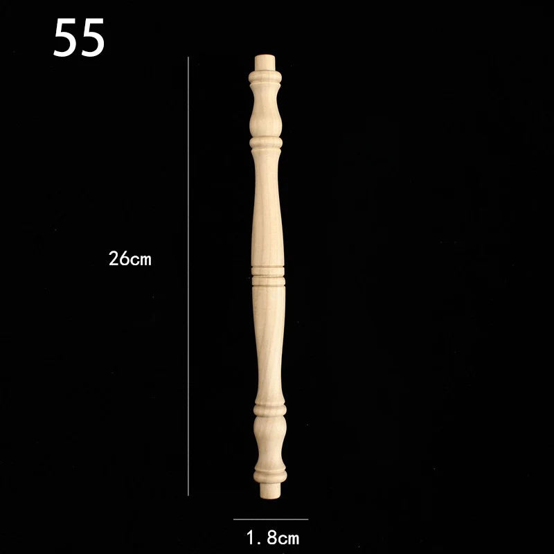 Holzapplikation Spindel Säule Dekoration für Möbel und Heim