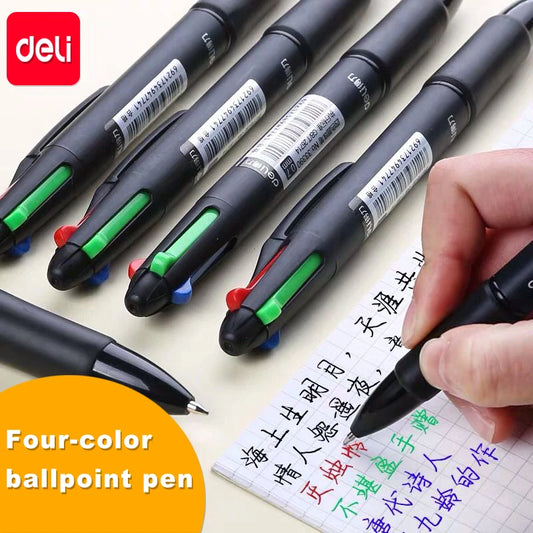 4in1 Kugelschreiber mit 0,7mm Spitze für Schule und Büro