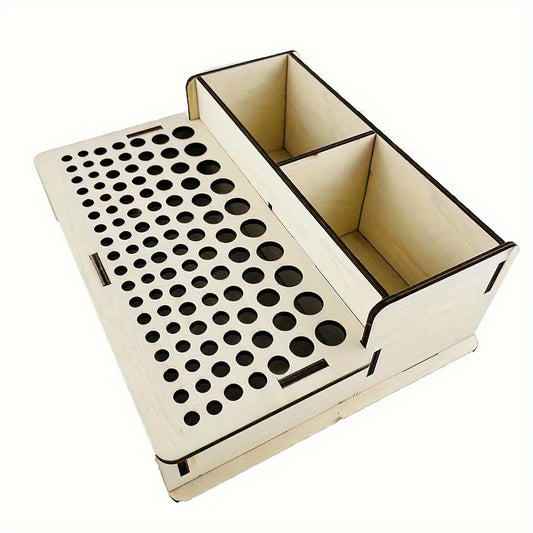 Praktischer Holz Aufbewahrungsbehälter für Werkzeug und Bastelbedarf