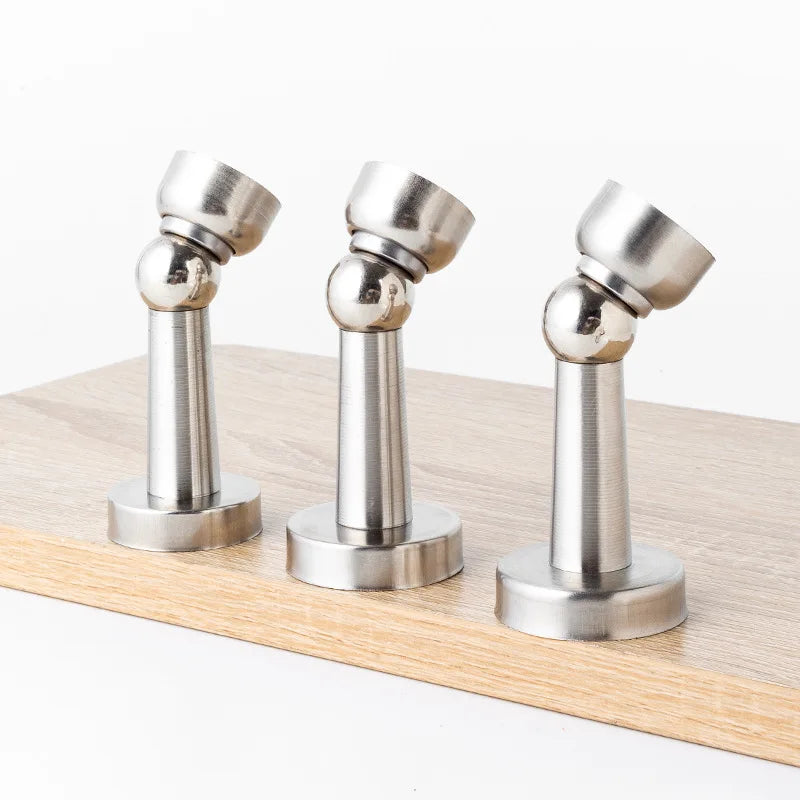 Magnetischer Edelstahl-Türstopper mit weichem Fang in diversen Varianten