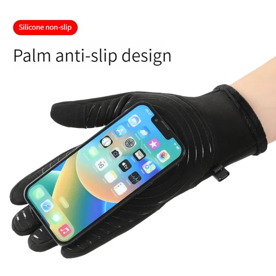 Winter Fahrradhandschuhe Herren wasserdicht warm Touchscreen rutschfest
