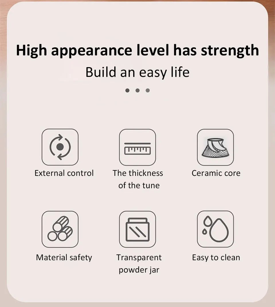 Verstellbare Manuelle Kaffeemühle mit Keramik Mahlkern