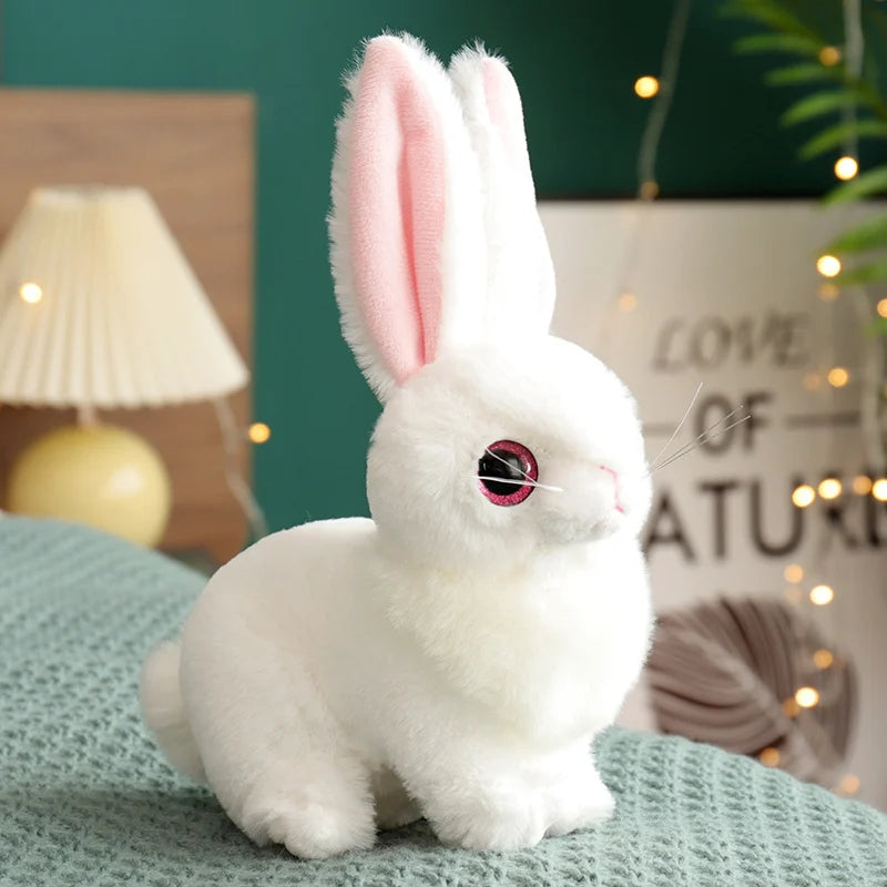 Realistische Plüsch Kaninchen Kuscheltier in 25 oder 40 cm Größe