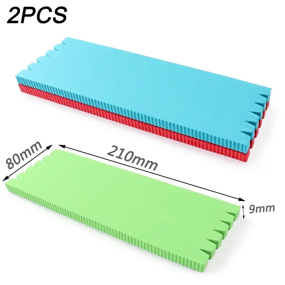 Praktische EVA Schaum Platte zur sicheren Aufwicklung von Angelschnur