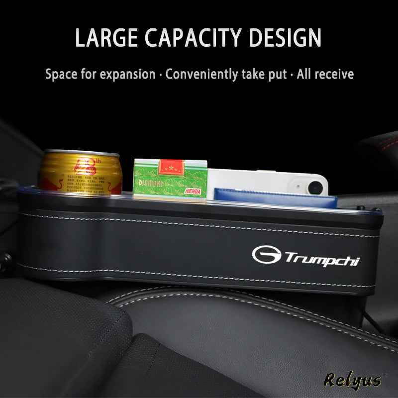 Auto Sitz Spalt Organizer mit USB Ladefunktion & Atmosphäre Lampe