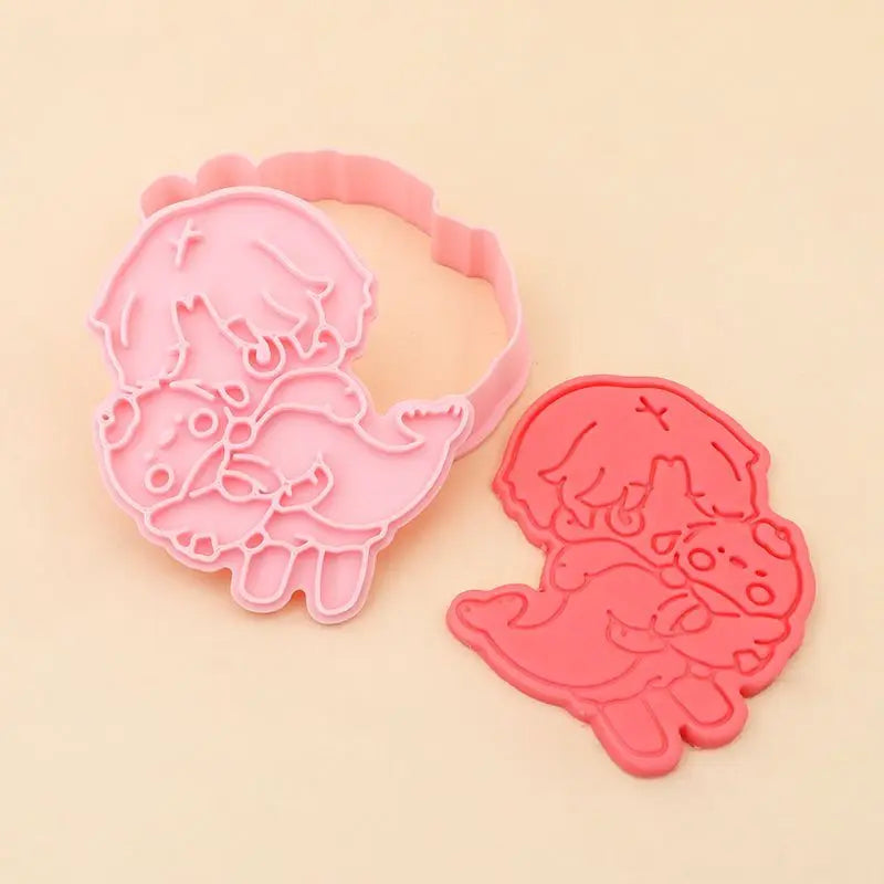 Keksform mit Anime Rändelwerkzeug für kreative Kekse