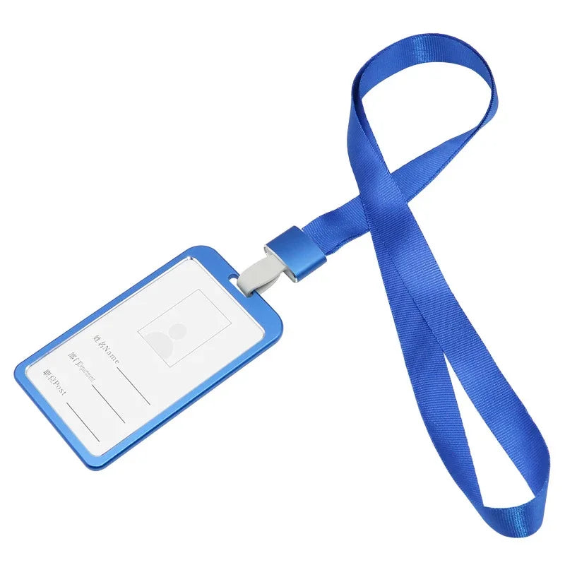 Unisex Metall Kartenhalter Lanyard für Arbeit ID Karten Business