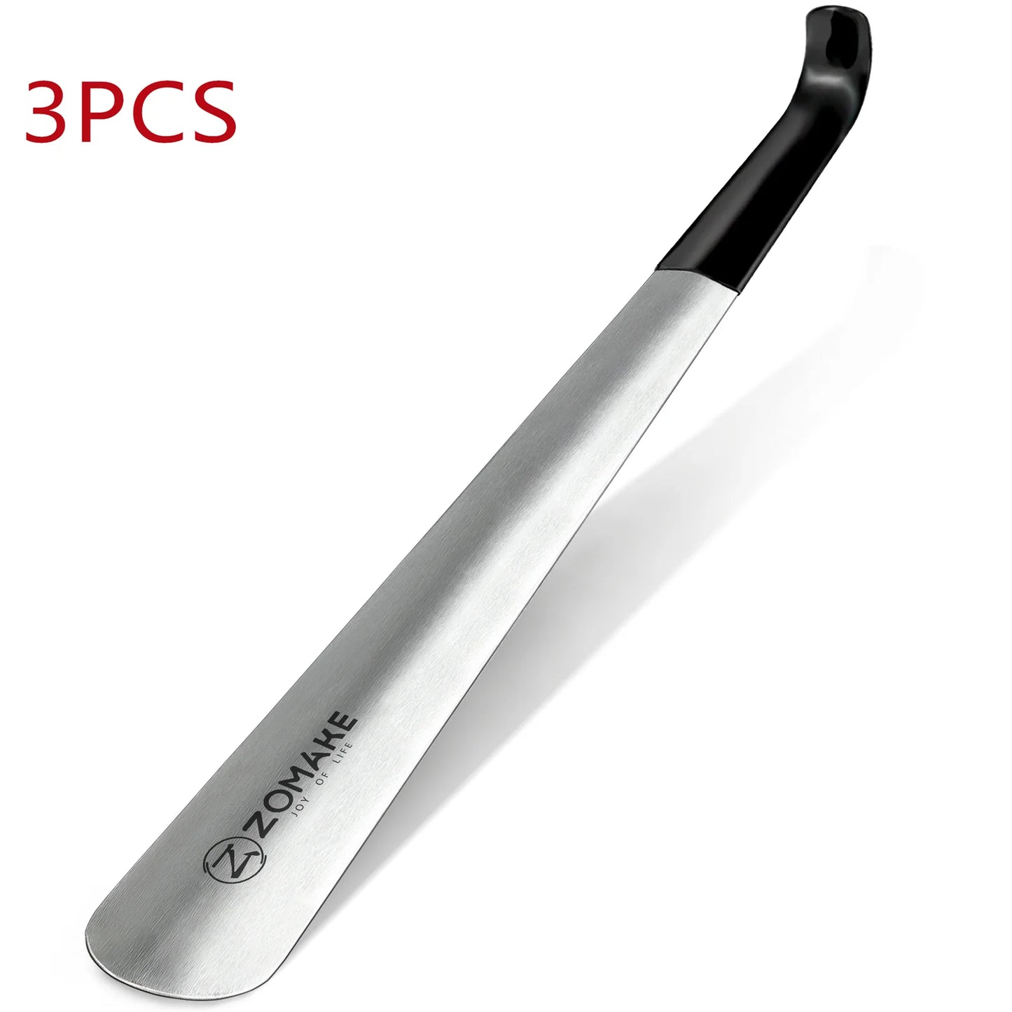 Extra langer Metall Schuhlöffel Schuhheber mit flexiblem Griff