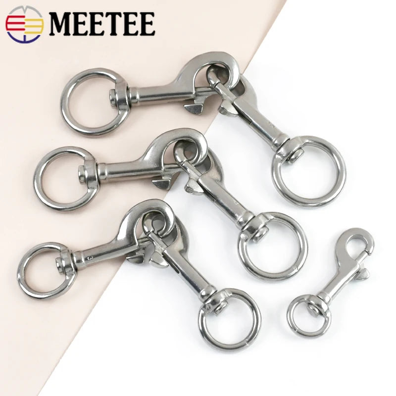 Vielseitiger Edelstahl Karabinerhaken für Taschen und DIY Projekte