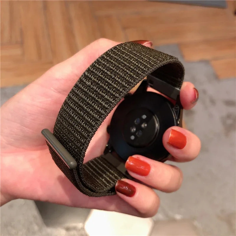 Atmungsaktives Nylon-Schlaufenband 20/22mm – Verstellbar, leicht - sportlich