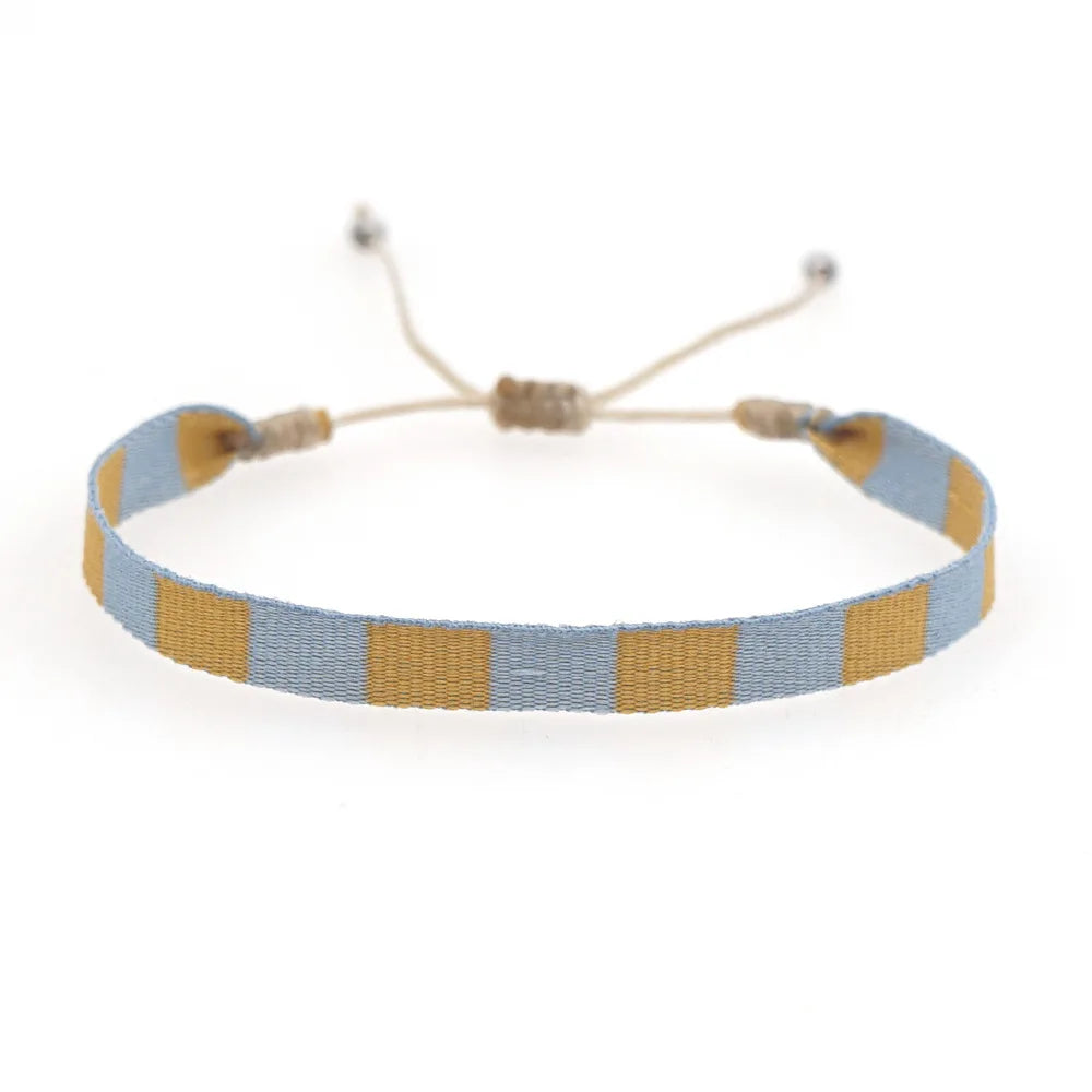 Unisex Geflochtenes Baumwoll Armband Handgewebt Freundschaftsschmuck