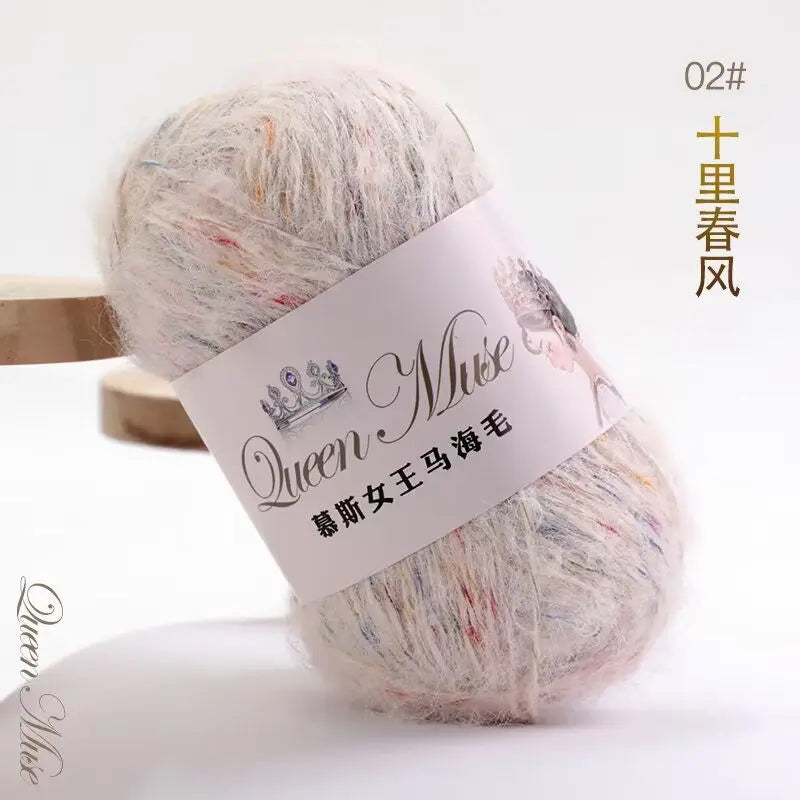 Weiches Mohair Garn für komfortable handgestrickte Kleidung