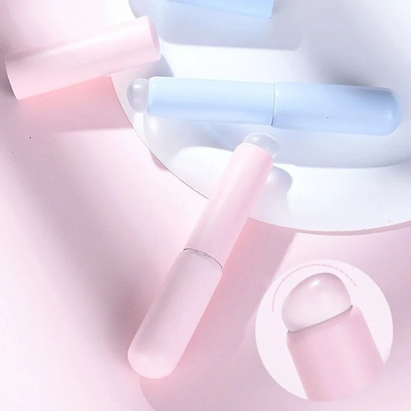Wiederverwendbarer Silikon Lippenpinsel Applikator für Lipgloss Make-up