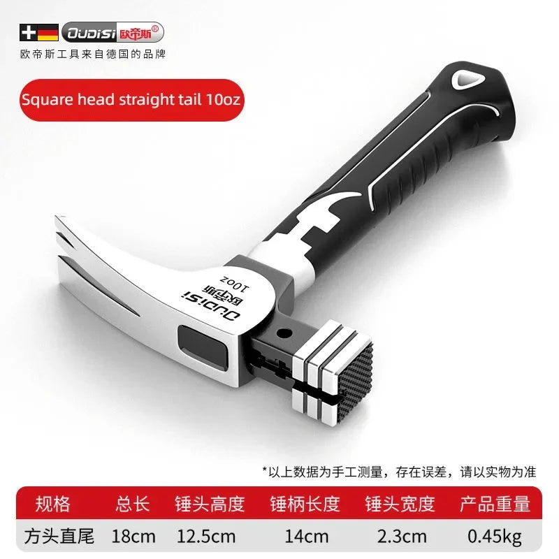 Mini Achteckiger Holzbearbeitungs Nagelhammer mit magnetischem Kohlenstoffstahlkopf