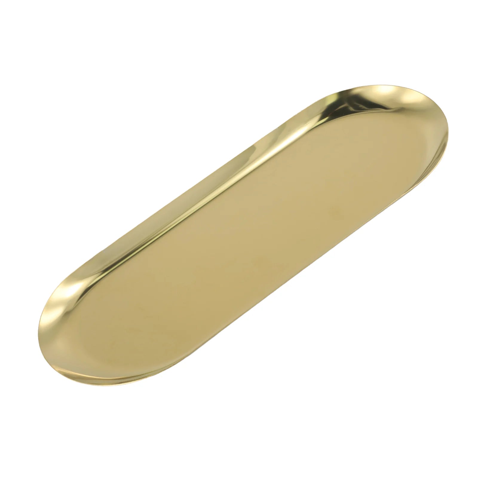 Edelstahl Gold Ablageplatte für Obst und Schmuck – Organizer-Yabubest - Home & More