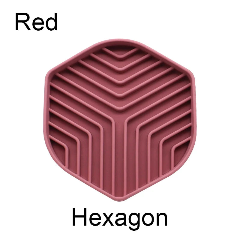 Rutschfeste Silikon Leckmatte für Hunde und Katzen – Langsames Fressen