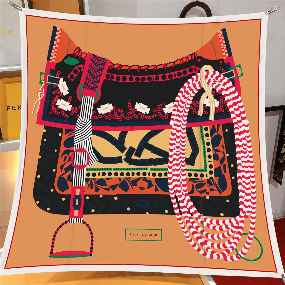 Stylisches bedrucktes Bandana Kopftuch Unisex vielseitig tragbar