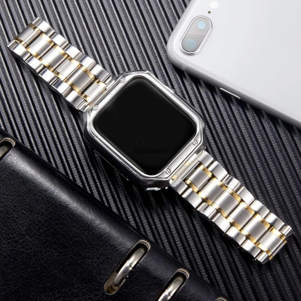 Edelstahl Armband für Apple Watch Series und Ultra Modelle