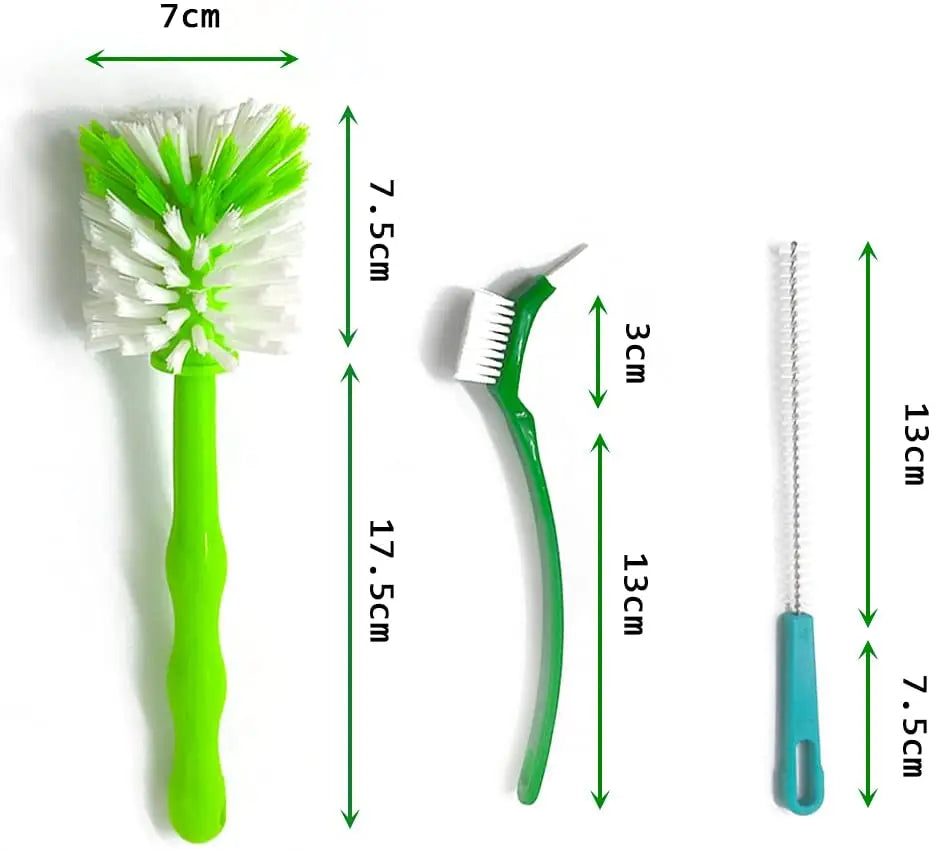 Praktische Reinigungsscheuerbürste für Messerklingen und Küchenutensilien