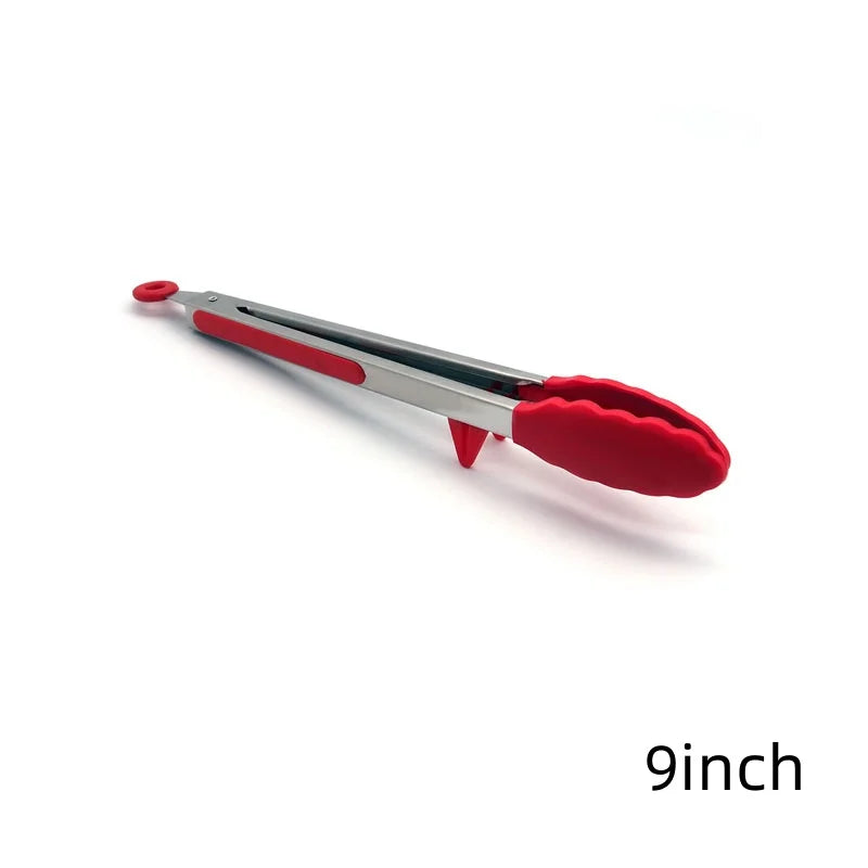 Küchenzange mit Silikonspitze aus Edelstahl 27 und 35 cm