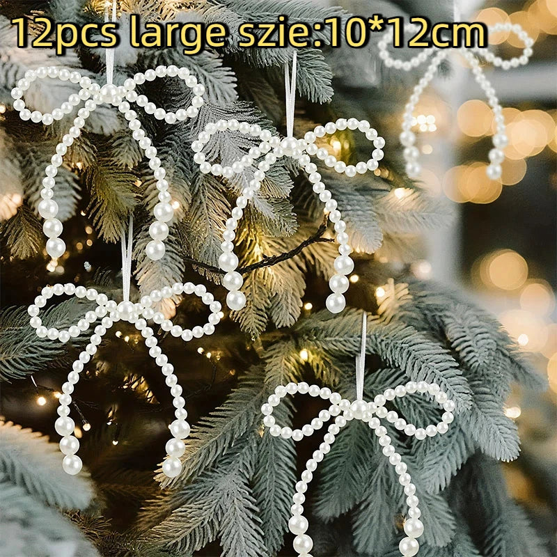 12er Vintage Samt Schleifen Set für Weihnachtsbaum und Geschenke