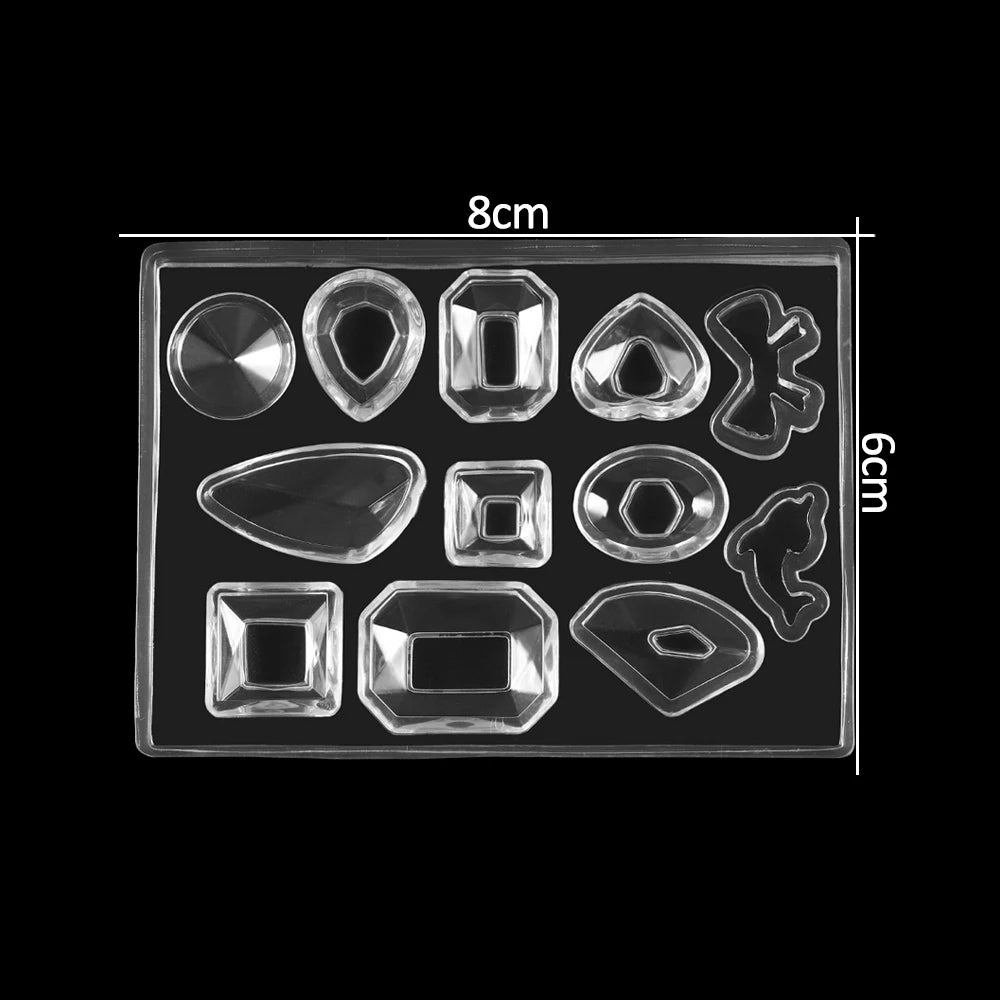 Herz Anhänger Silikonform für DIY Epoxidharz Schmuck Gussform Set