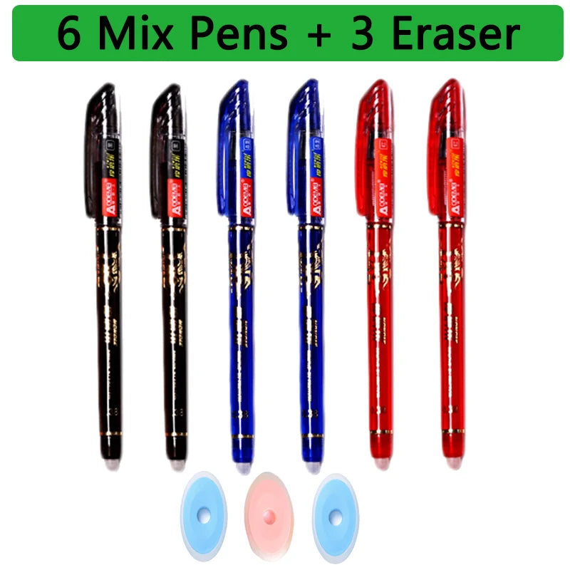 25-teiliges Kawaii Löschbares Gelstift-Set für Schule und Büro 15 cm