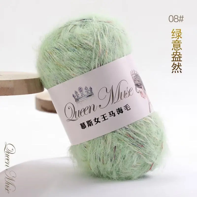 Weiches Mohair Garn für komfortable handgestrickte Kleidung