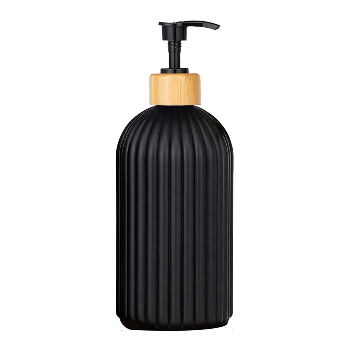 Mattschwarz nachfüllbarer Seifenspender für Duschwand Küche Bad