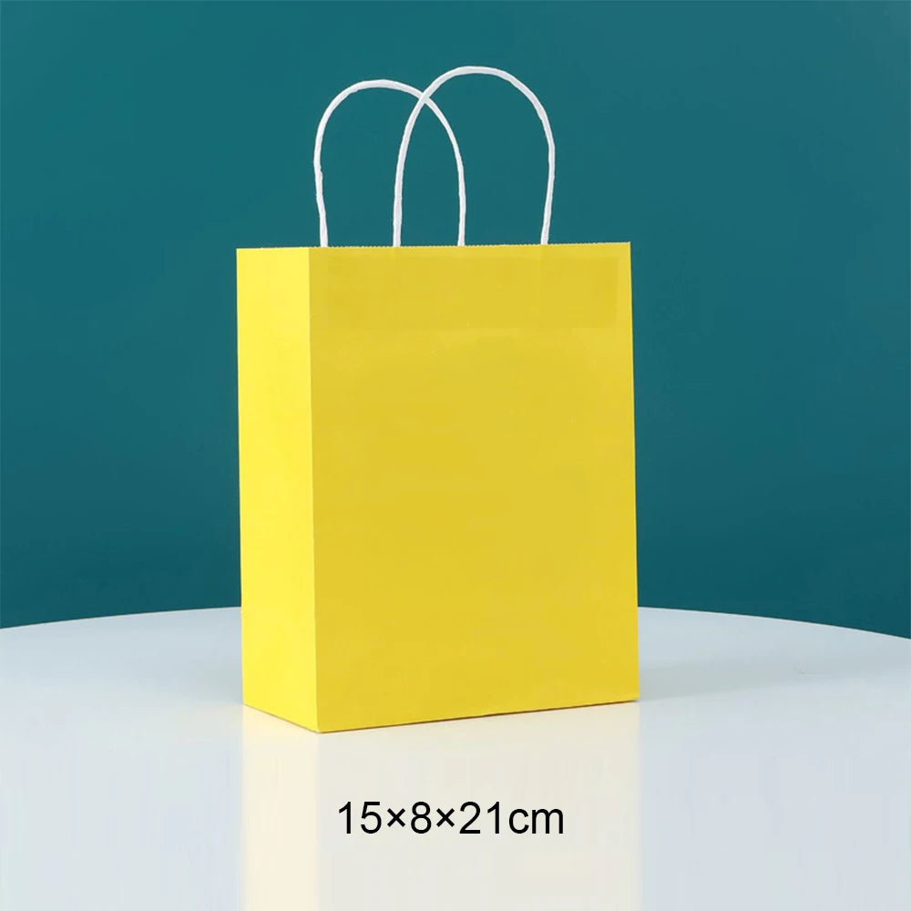 Papier Geschenktüten mit Griffen – 10 Farben, versch. Größen für Feiern