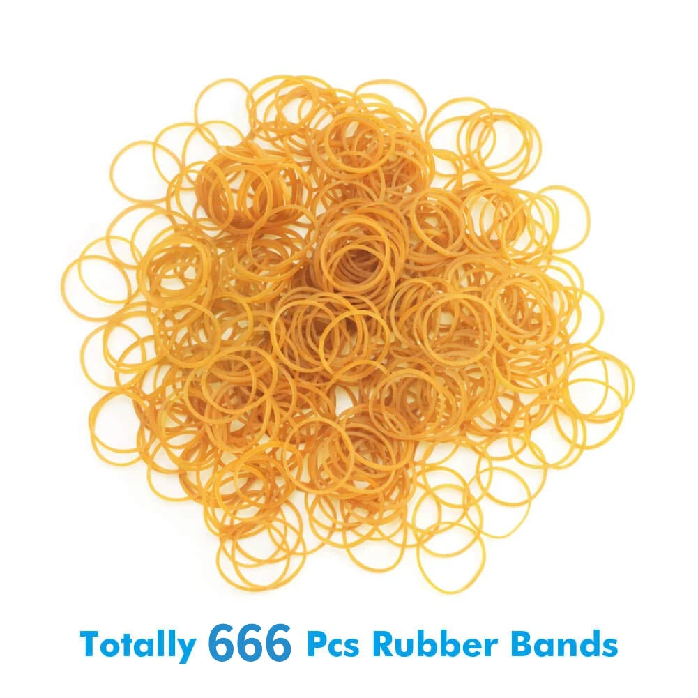 Gelbe Gummibänder 40mm elastisch für Büro und Verpackung