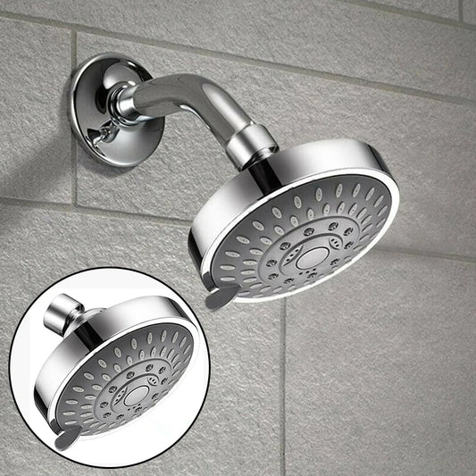 Flexibler 4 Zoll Hochdruck-Duschkopf Chrom mit 5 Modi für Wasser - Komfort
