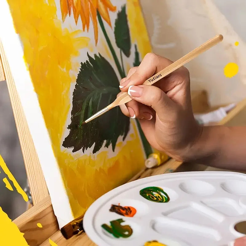 Premium Trockenpinsel Set aus Ziegenhaar für Modellmalerei und Miniaturen