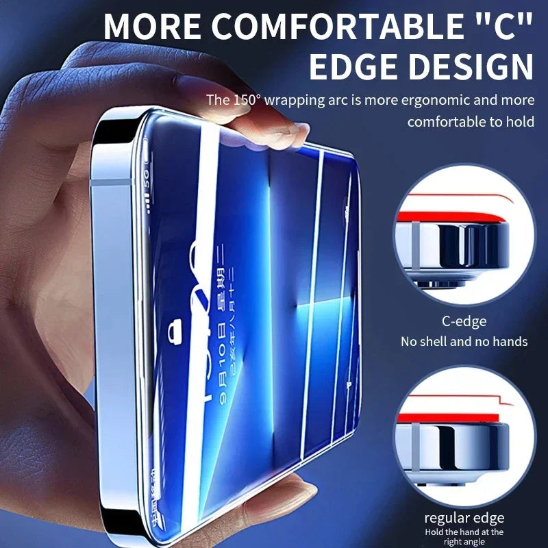 3x Displayschutz Hartglas Set für Smartphone Modelle – Anti-Kratz Bruchschutz