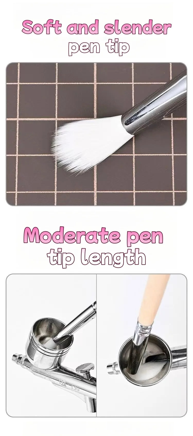 Effiziente Airbrush Reinigungsbürste für Modellbau und DIY