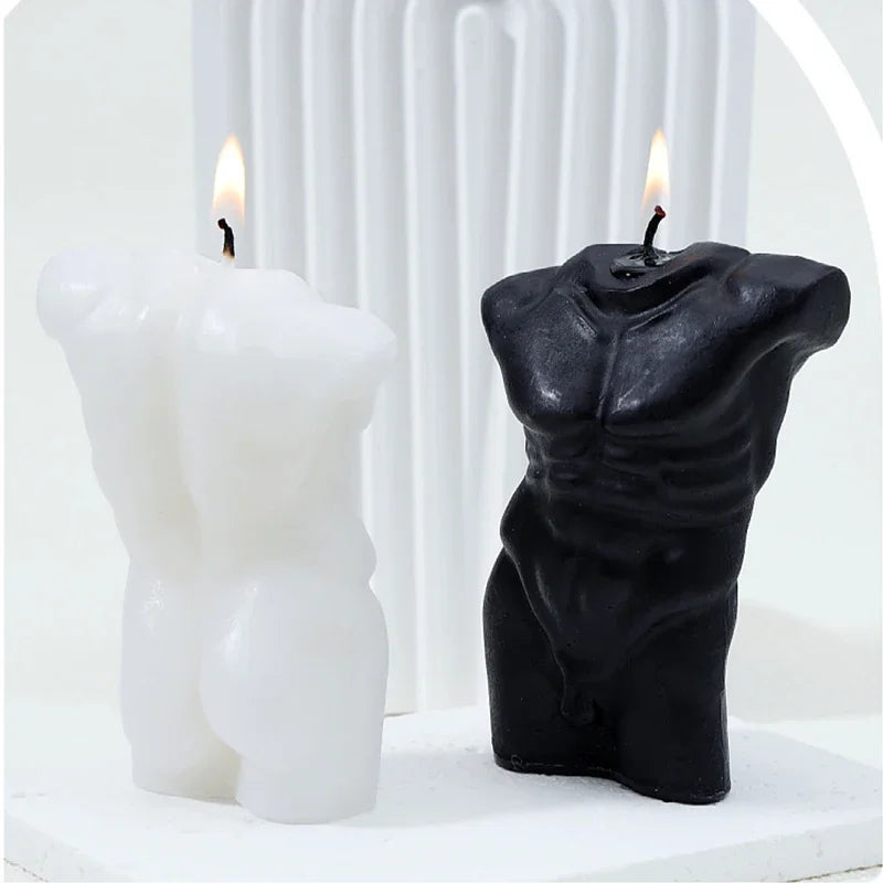 3D Künstlerische Silikonform für Figuren 6x7x12cm DIY Kerzen und Seifen