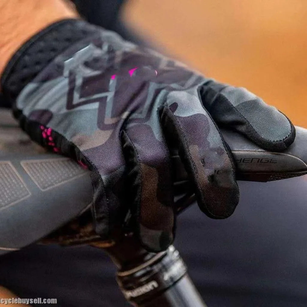 Vollfinger Fahrradhandschuhe rutschfest stoßfest für Outdoor Sport Damen Herren