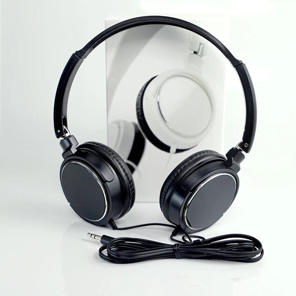 Faltbare Over Ear Kopfhörer Kabelgebunden mit Rauschunterdrückung HiFi Sound