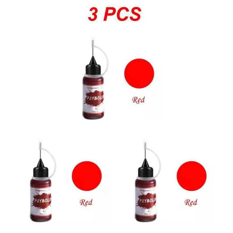 7 Farben Temporäre Henna Tattoo Tinte Set semi-permanent DIY Körperkunst