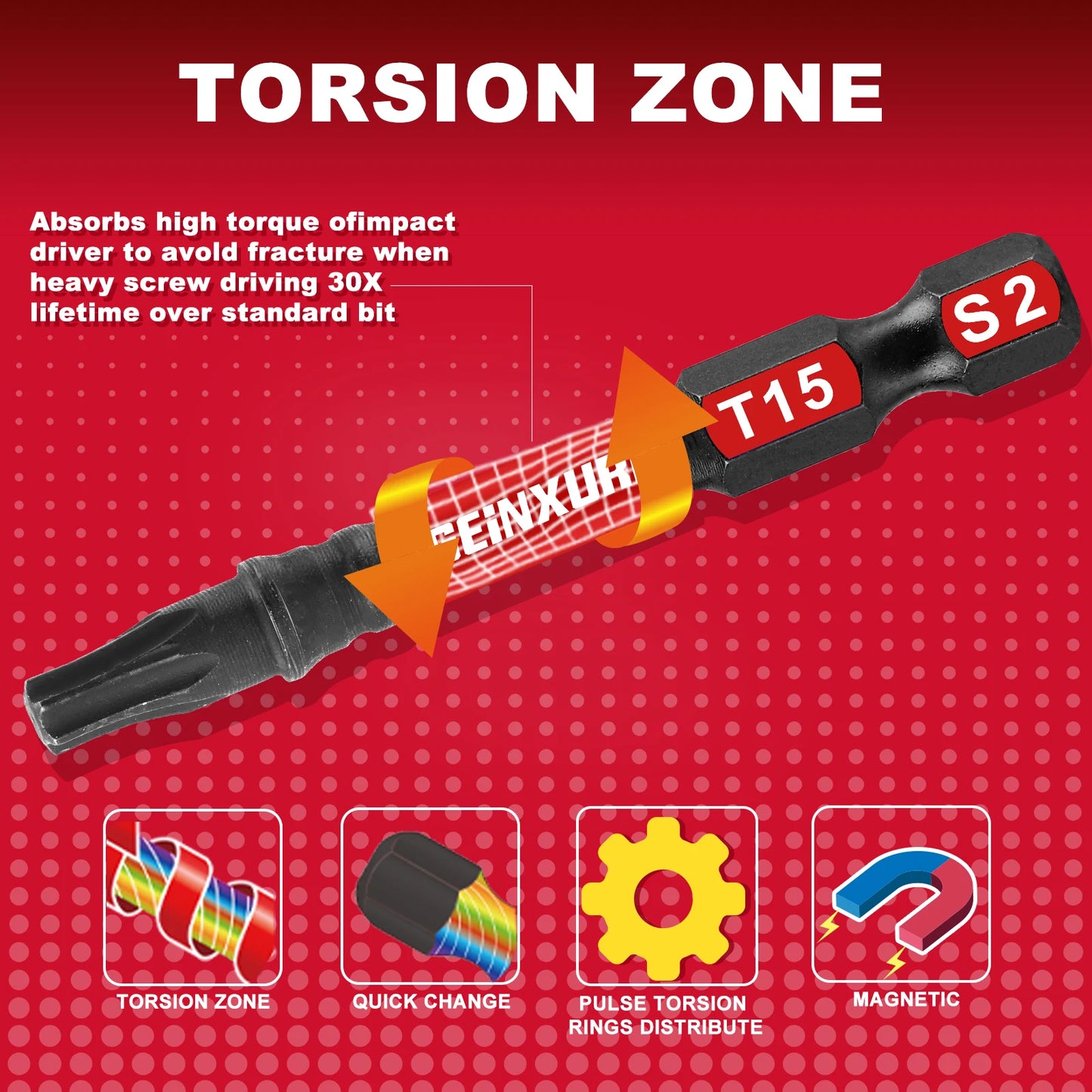 Magnetisches Impact Bit-Set 10-19tlg – Stark - Präzise für Power-Driver