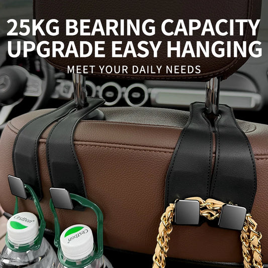 Praktischer Autohaken aus Leder für Sitzorganizer