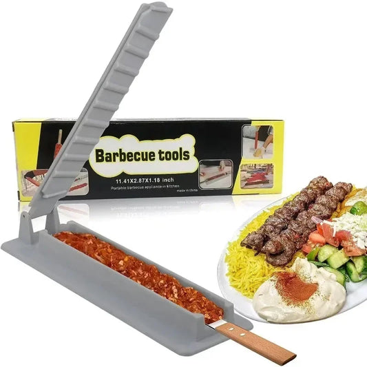 Kunststoff Kebab Maker Presse für gleichmäßige BBQ Fleischspieße