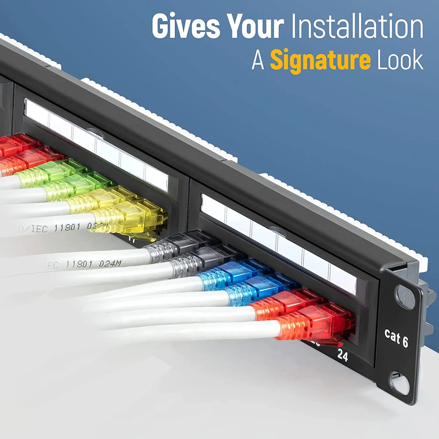 Farbige RJ45 Stecker Schutzhüllen CAT6 (6.5mm) mit Zugentlastung