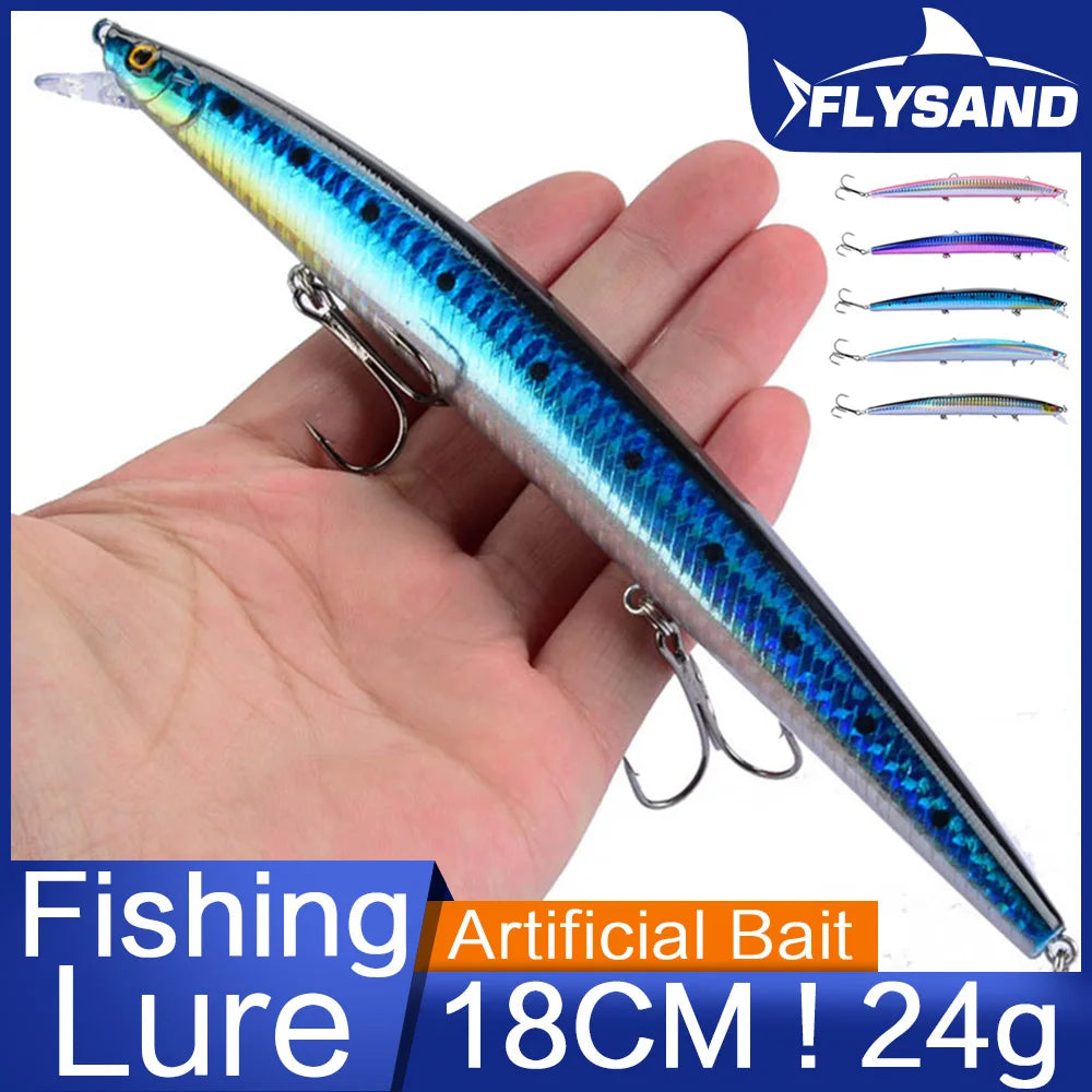 Effektiver Harter Angelköder 18cm 24g für Süß- & Salzwasser