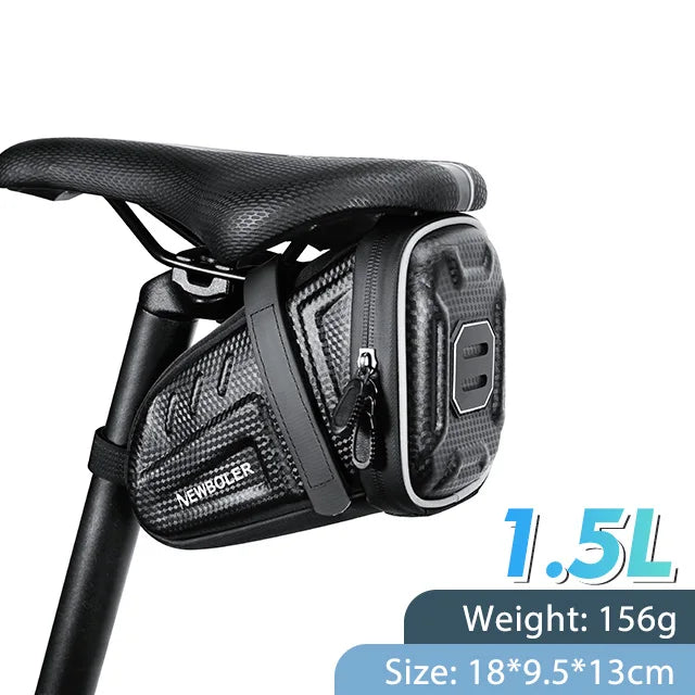 Wasserdichte - reflektierende Fahrradtasche MTB/Rennrad, 1,5L oder 2,5L